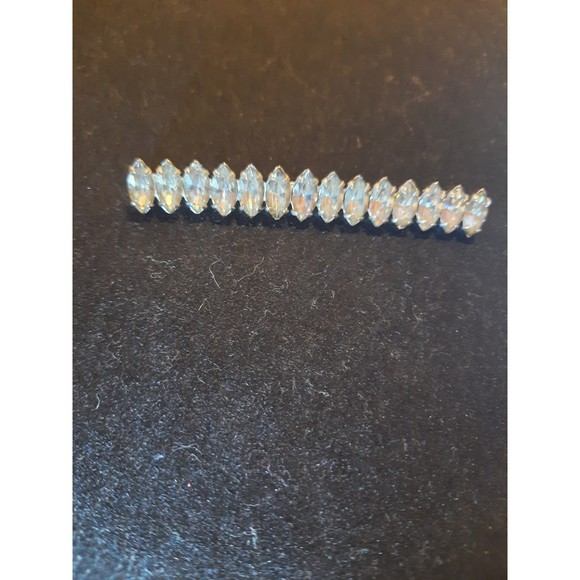 RARE Vintage Pauline Trigere Rhinestone Bat Pin/ Brooch - Picture 5 of 7